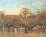 Vincent Van Gogh The Bois de Boulogne with People Walking (nn04) oil painting on canvas